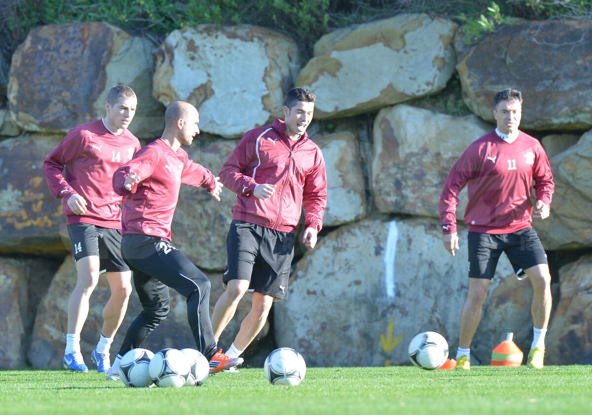 FOTO Pancu, ghidul rapidiştilor în Spania » Giuleştenii vor juca diseară cu Dnepr, ora 19:00, liveTEXT pe GSP.ro