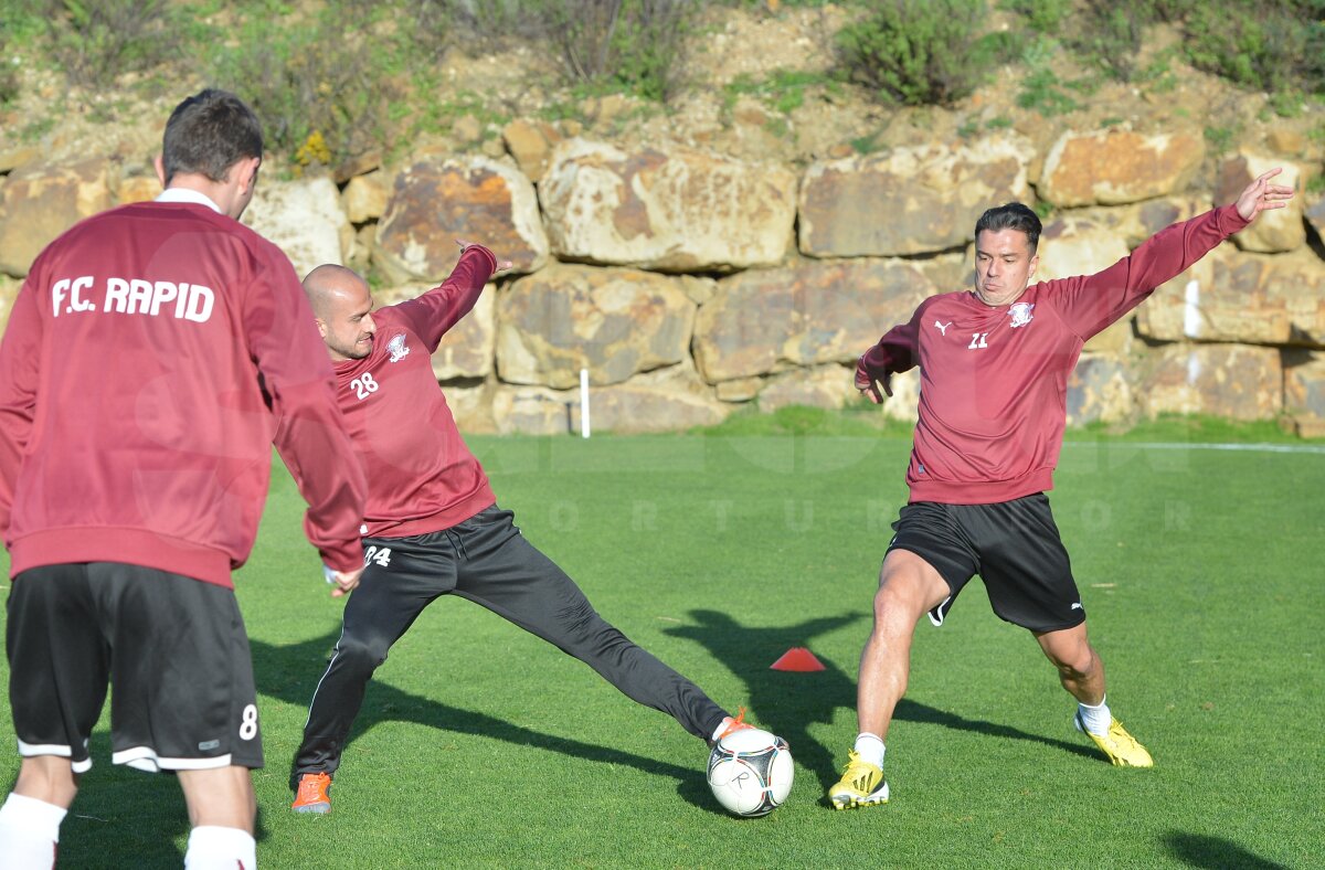 FOTO Pancu, ghidul rapidiştilor în Spania » Giuleştenii vor juca diseară cu Dnepr, ora 19:00, liveTEXT pe GSP.ro