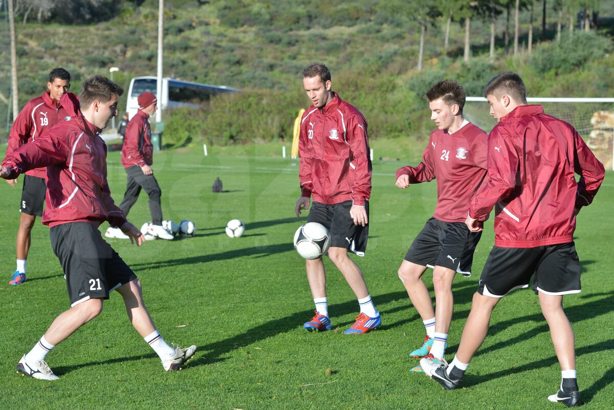 FOTO Pancu, ghidul rapidiştilor în Spania » Giuleştenii vor juca diseară cu Dnepr, ora 19:00, liveTEXT pe GSP.ro