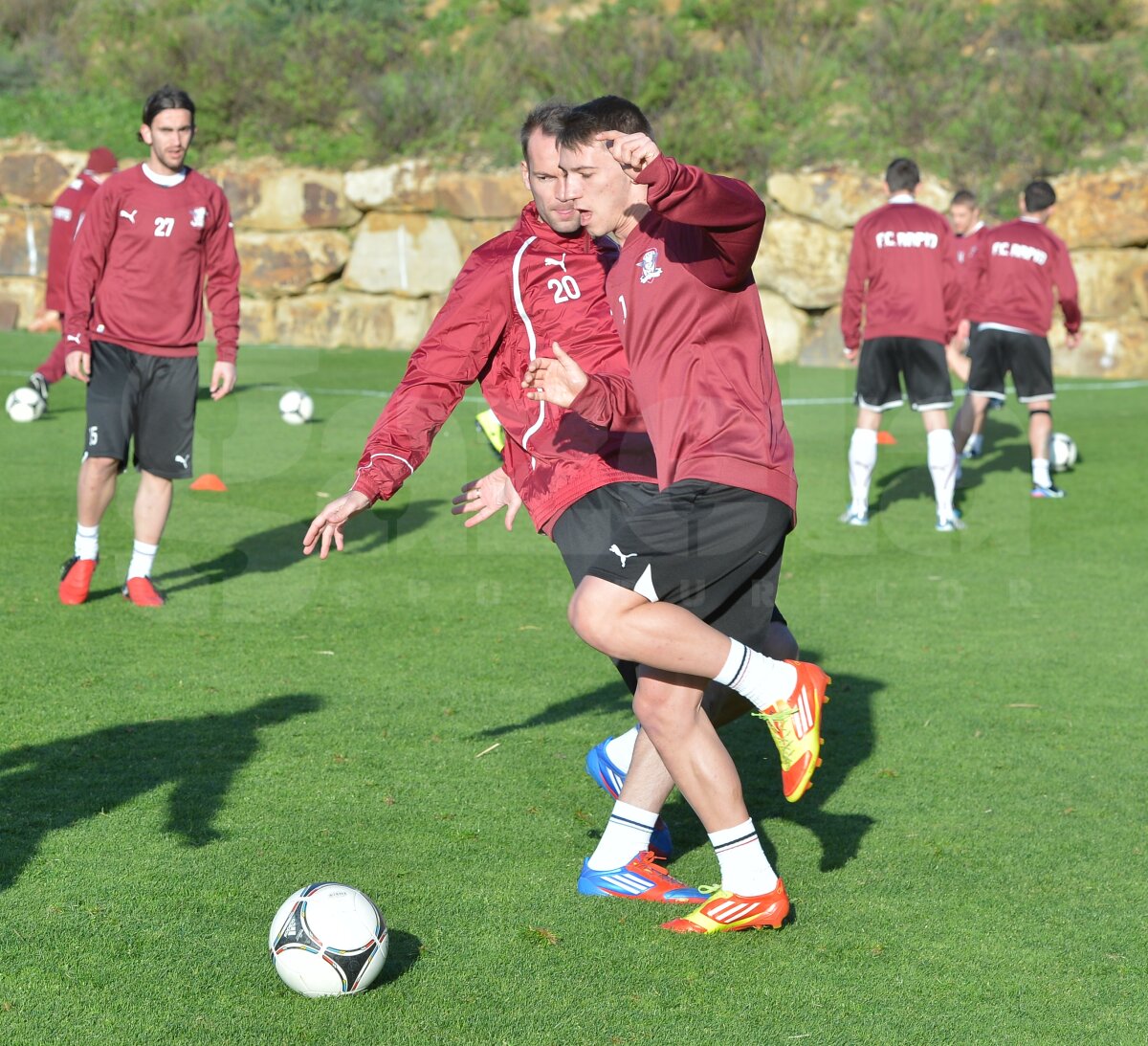 FOTO Pancu, ghidul rapidiştilor în Spania » Giuleştenii vor juca diseară cu Dnepr, ora 19:00, liveTEXT pe GSP.ro