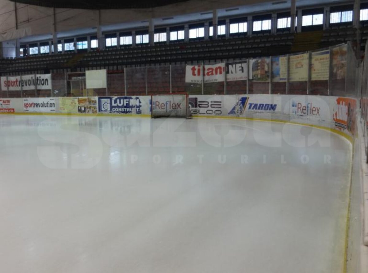 Reportaj la un patinoar în paragină » Flamaropol nu mai are nici măcar apă caldă pentru făcut gheaţă!