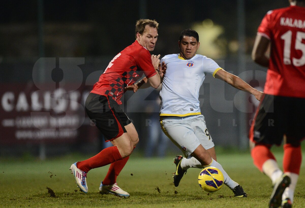 FOTO ŞI VIDEO Steaua - Qabala 0-1 » Roş-albaştrii încep şi al doilea stagiu de pregătire cu o înfrîngere