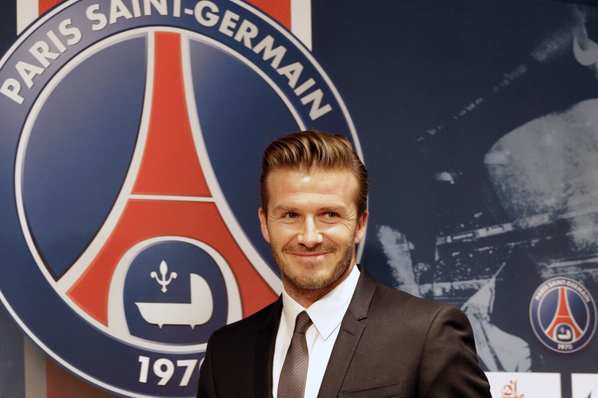 FOTO şi VIDEO Beckham a fost prezentat oficial la PSG » Gest remarcabil al englezului: îşi donează tot salariul!