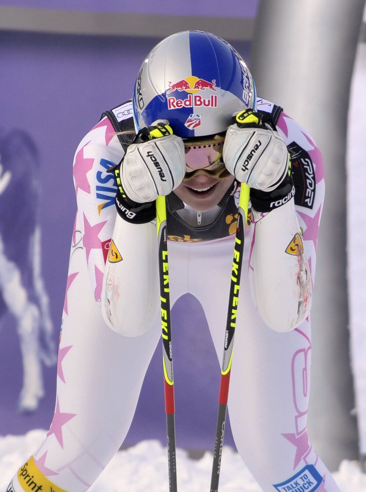 Căzătură oribilă pentru americanca Lindsey Vonn! Primele rapoarte: fractură de tibie