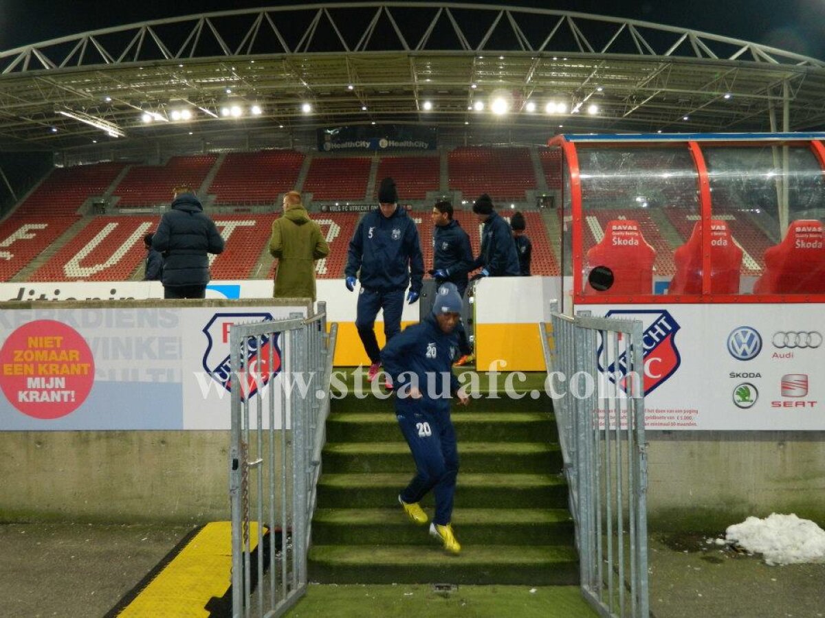 FOTO Steaua s-a antrenat sub privirile lui Neşu pe stadionul din Utrecht
