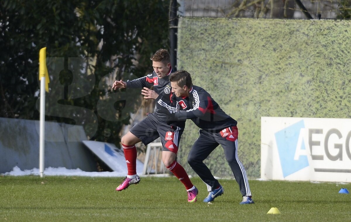 FOTO Pe ultima sută de metri » Ajax a efectuat antrenamentul oficial înaintea meciului cu Steaua