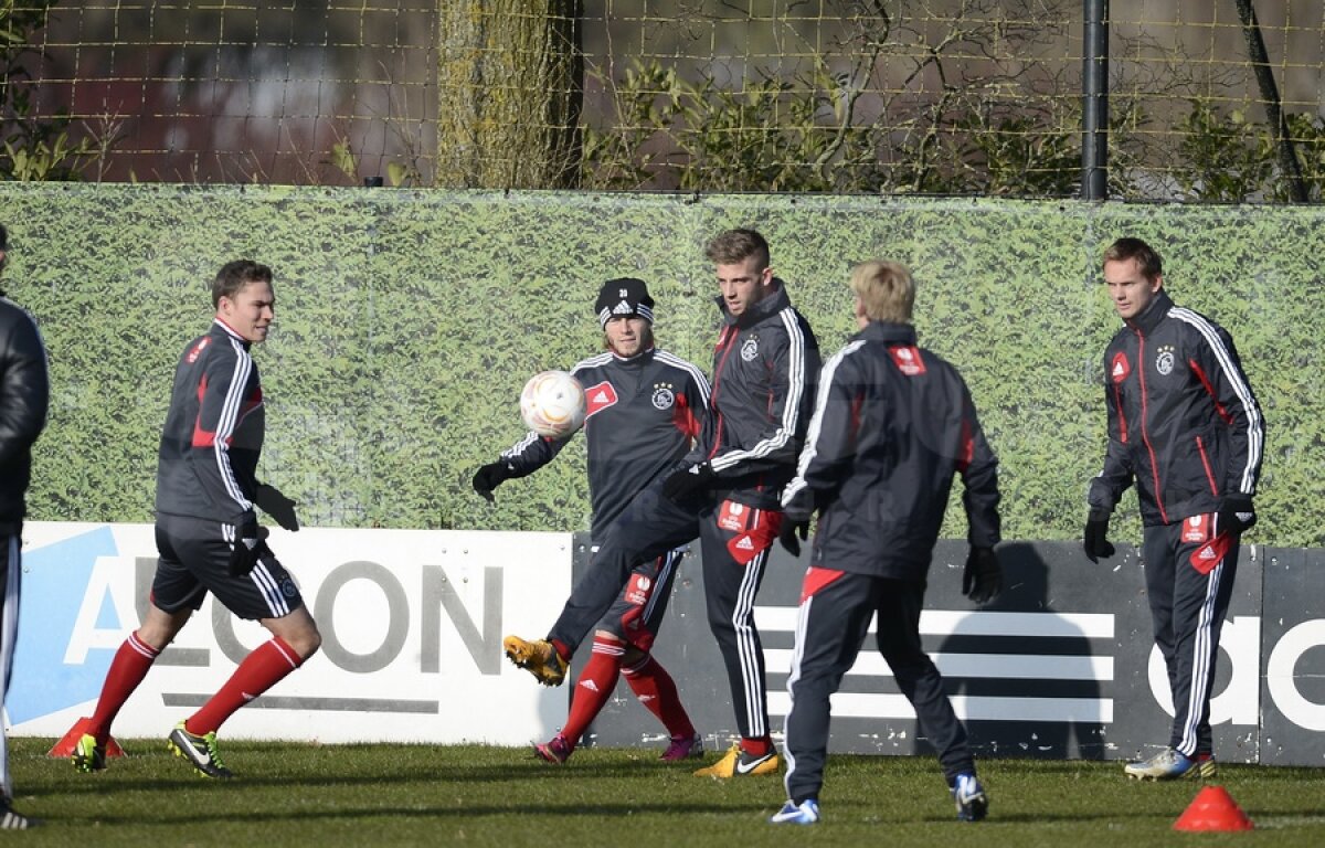 FOTO Pe ultima sută de metri » Ajax a efectuat antrenamentul oficial înaintea meciului cu Steaua