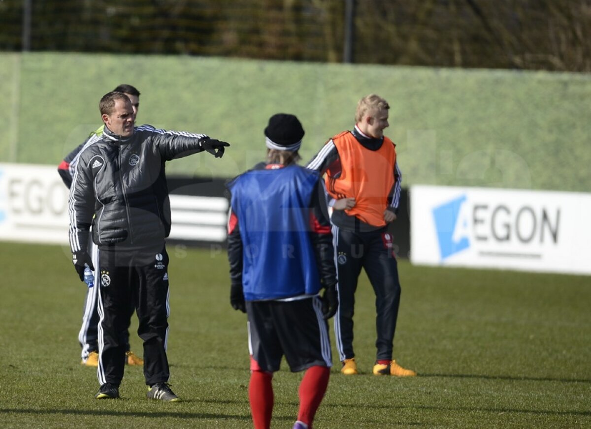 FOTO Pe ultima sută de metri » Ajax a efectuat antrenamentul oficial înaintea meciului cu Steaua