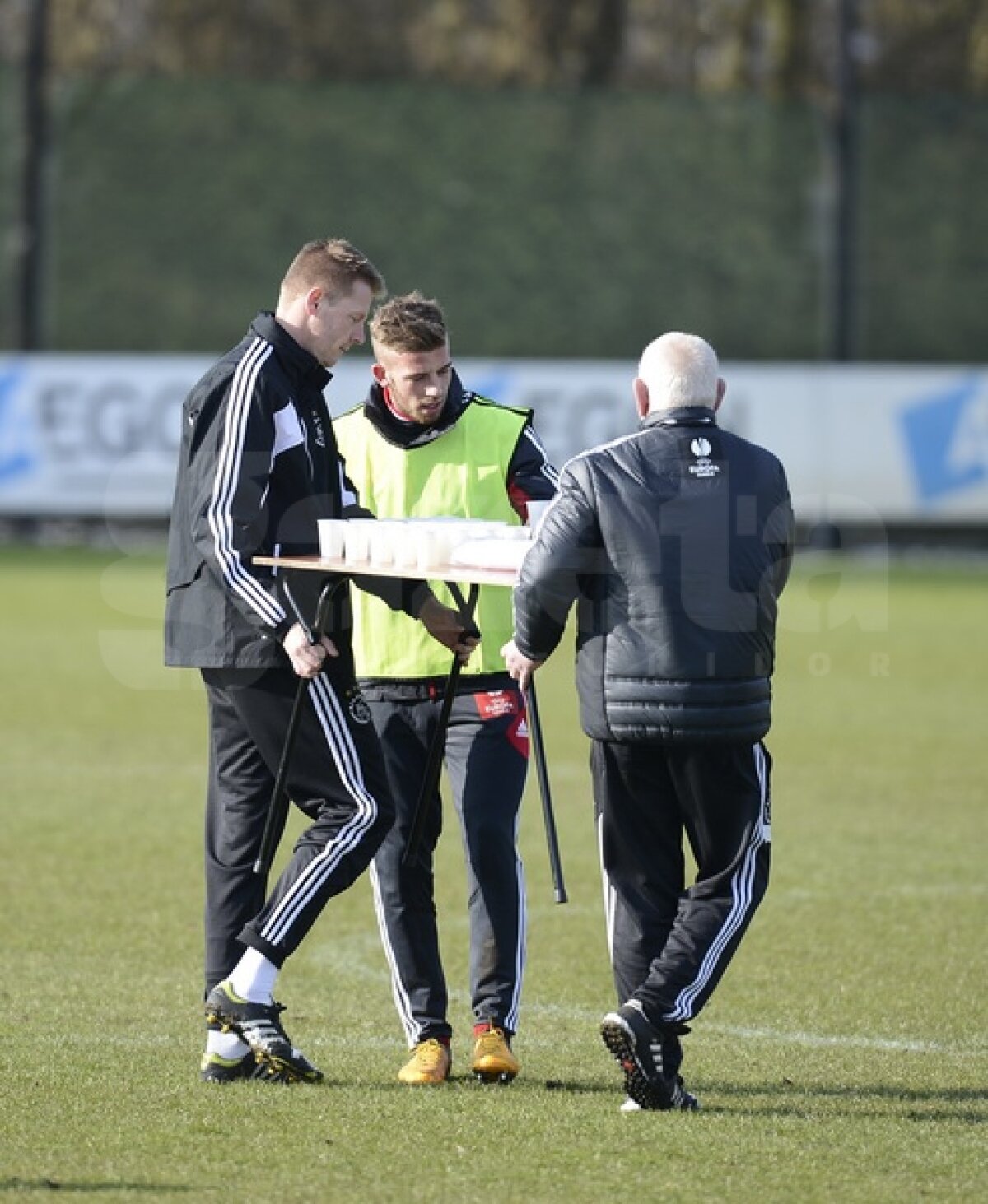 FOTO Pe ultima sută de metri » Ajax a efectuat antrenamentul oficial înaintea meciului cu Steaua