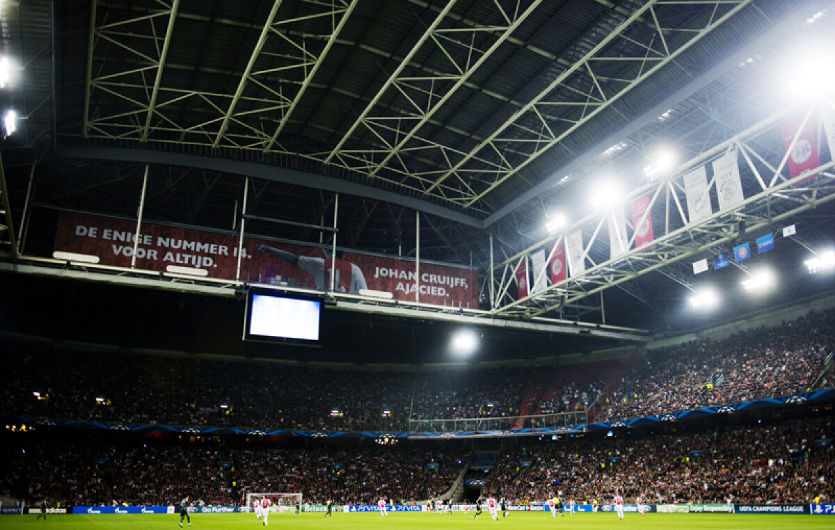 În Olanda frig, la Bucureşti cald! » Oficialii lui Ajax decid azi dacă meciul se joacă cu acoperişul închis