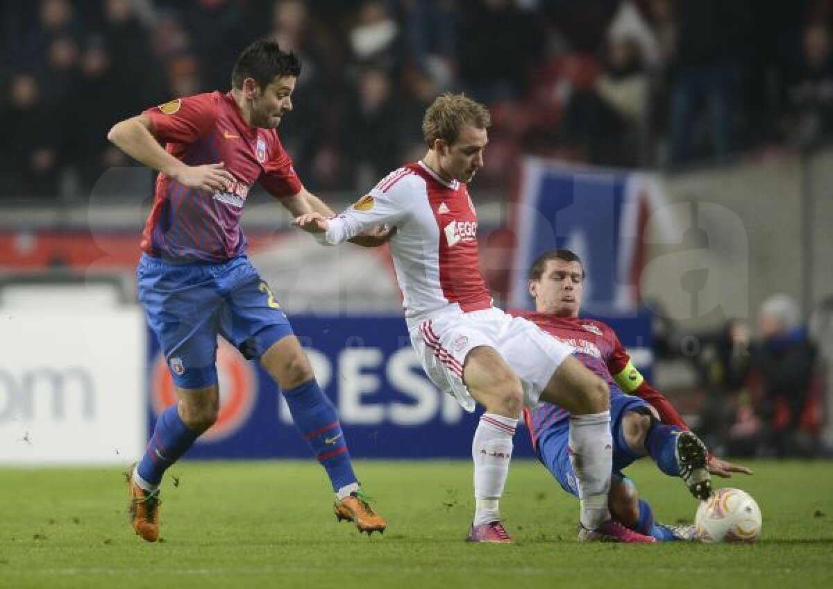 VIDEO + FOTO Start ratat » Steaua a pierdut în Olanda, 0-2, şi are şanse mici la calificarea în optimi