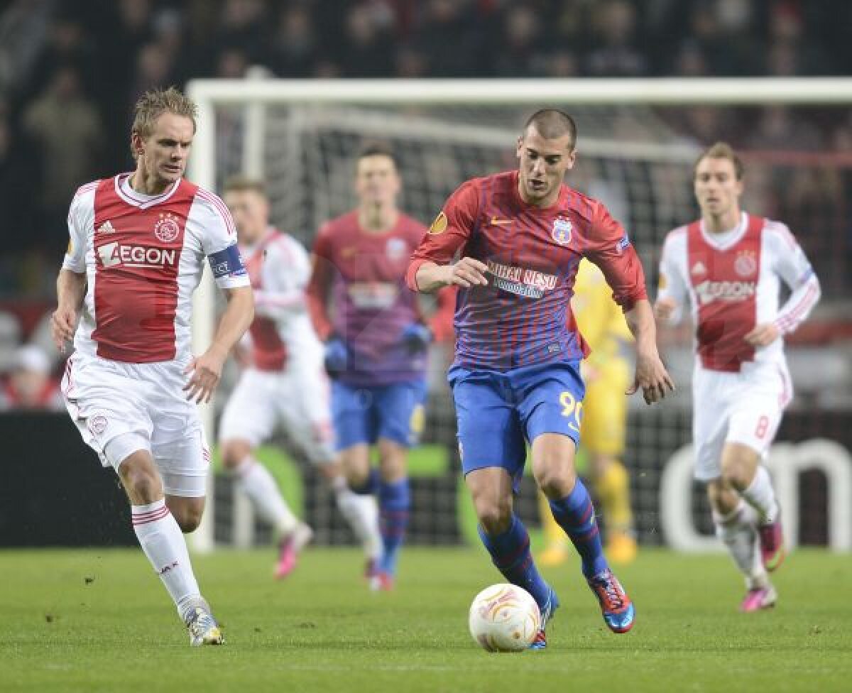 VIDEO + FOTO Start ratat » Steaua a pierdut în Olanda, 0-2, şi are şanse mici la calificarea în optimi