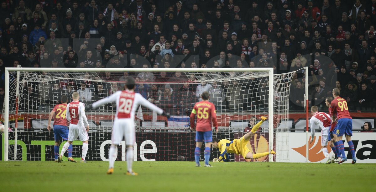 VIDEO + FOTO Start ratat » Steaua a pierdut în Olanda, 0-2, şi are şanse mici la calificarea în optimi