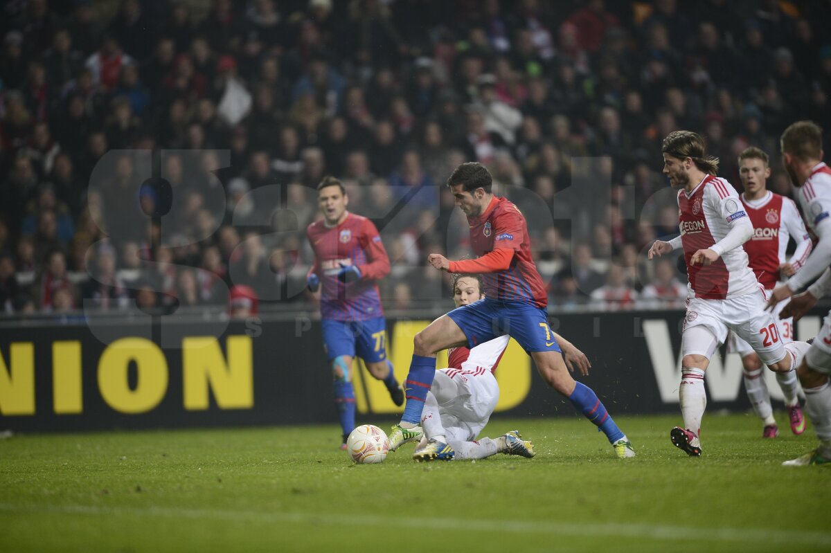 VIDEO + FOTO Start ratat » Steaua a pierdut în Olanda, 0-2, şi are şanse mici la calificarea în optimi