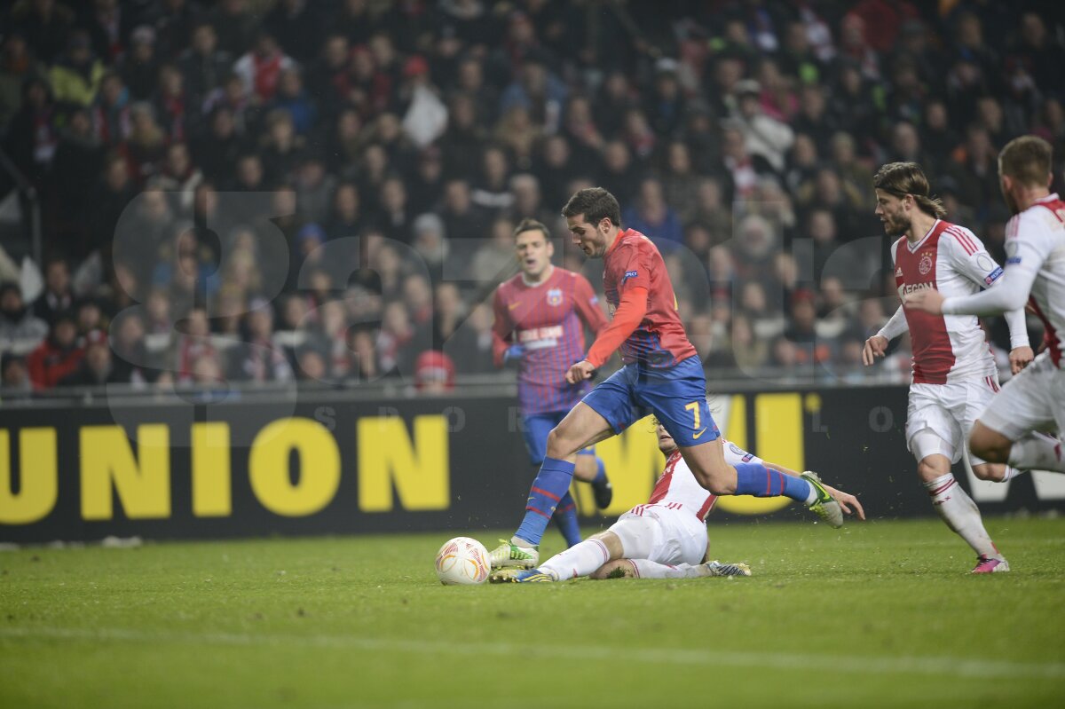 VIDEO + FOTO Start ratat » Steaua a pierdut în Olanda, 0-2, şi are şanse mici la calificarea în optimi