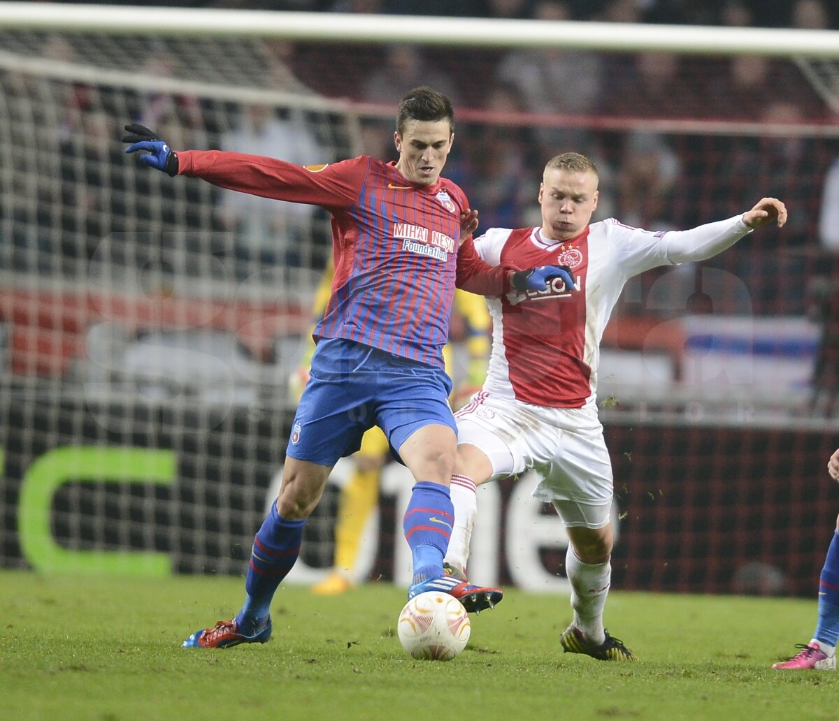 VIDEO + FOTO Start ratat » Steaua a pierdut în Olanda, 0-2, şi are şanse mici la calificarea în optimi