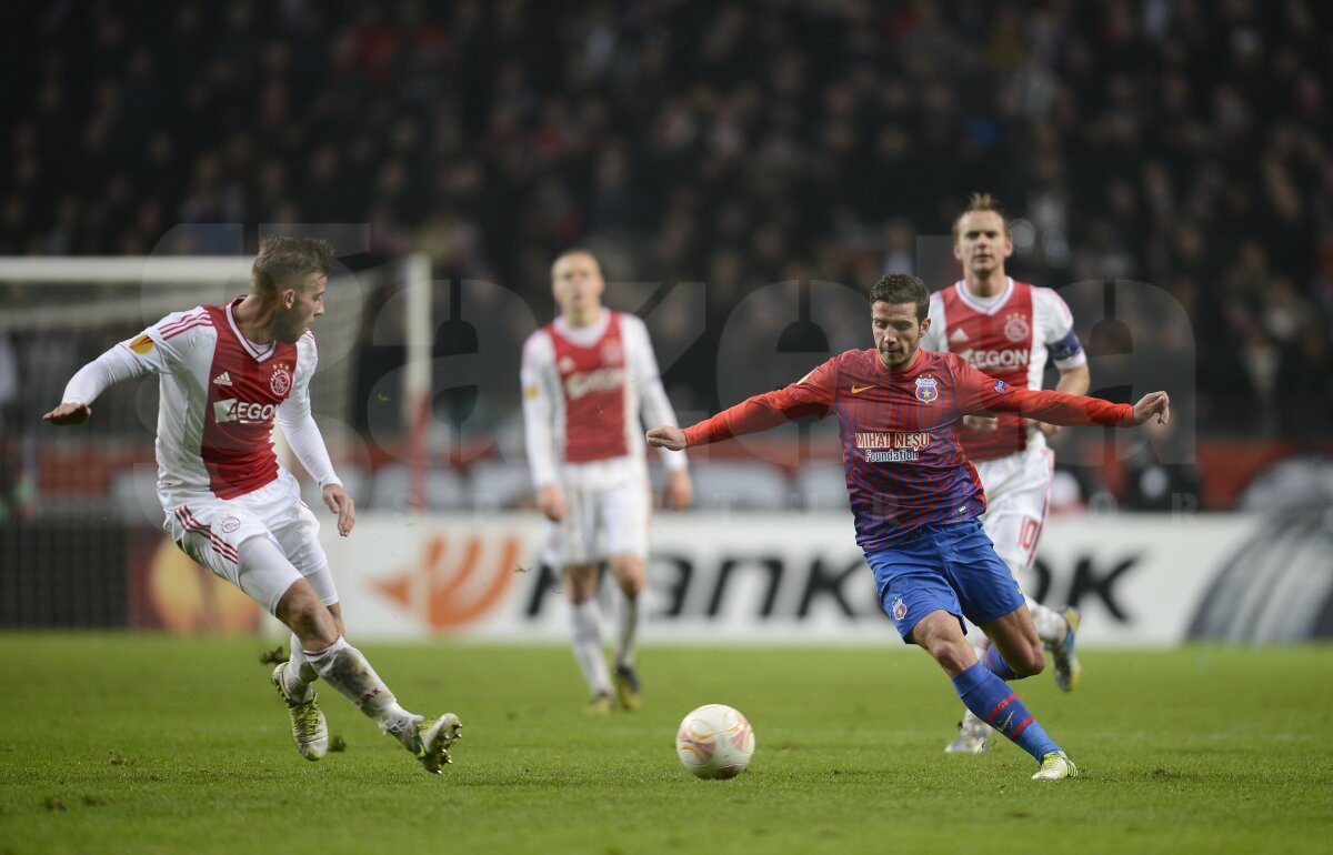 VIDEO + FOTO Start ratat » Steaua a pierdut în Olanda, 0-2, şi are şanse mici la calificarea în optimi