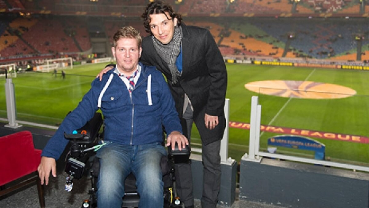 FOTO Site-ul oficial al celor de la Ajax a scris despre vizita lui Neşu pe Amsterdam ArenA