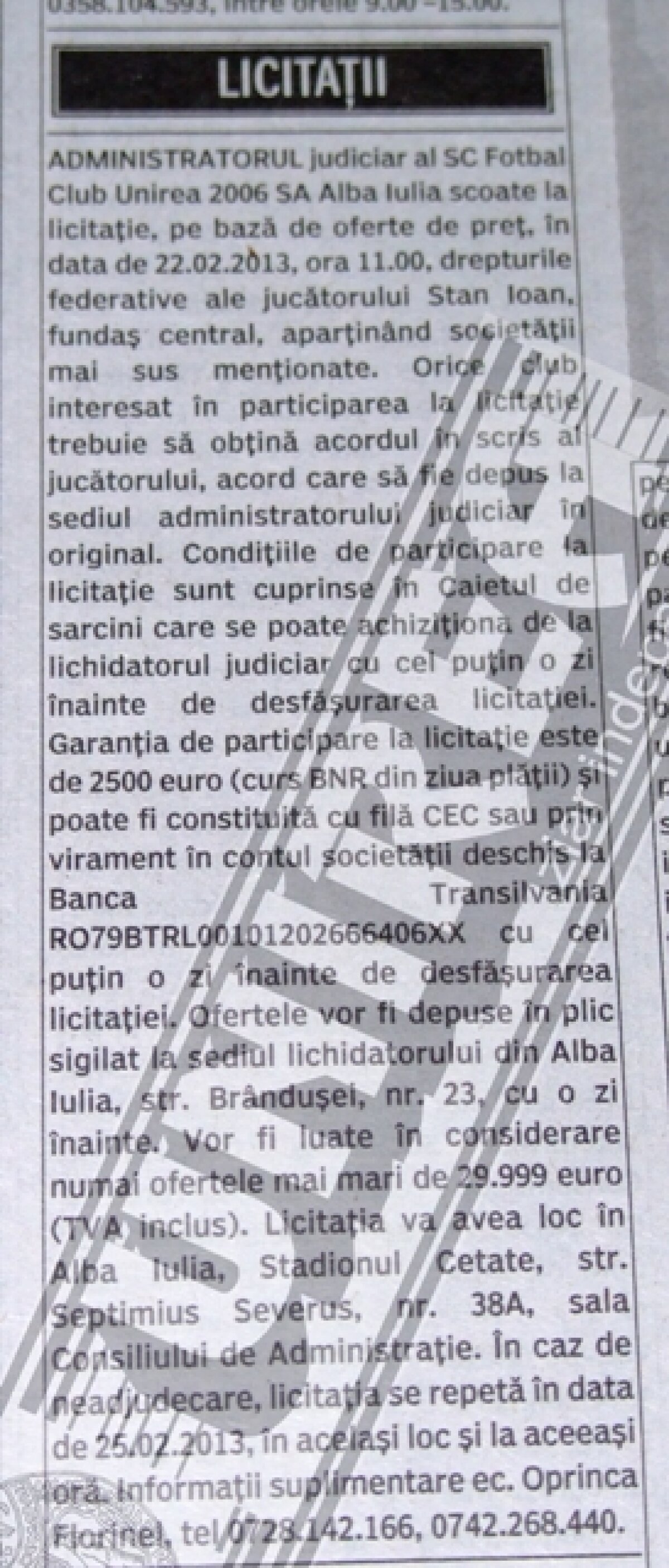 FOTO Încă un jucător scos la licitaţie » Vaslui este favorită să-l transfere