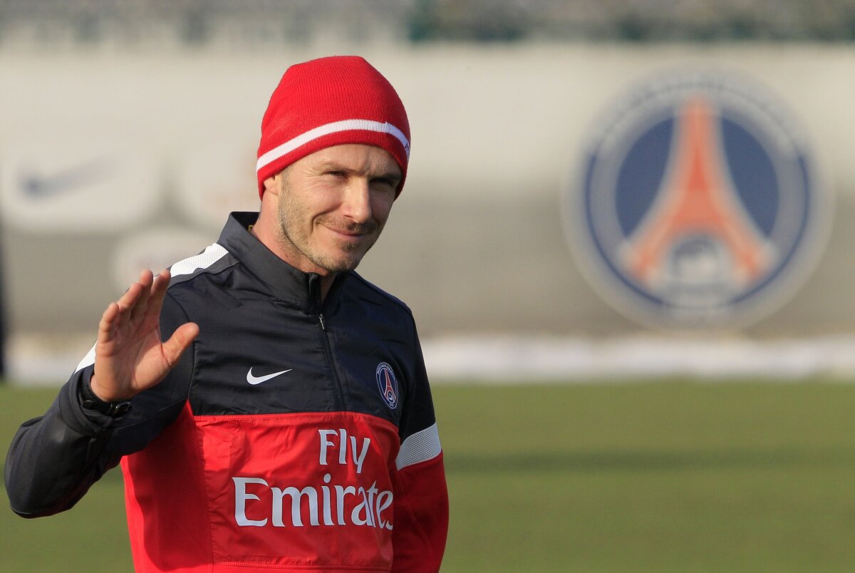 FOTO PSG plăteşte scump şederea lui Beckham la Paris