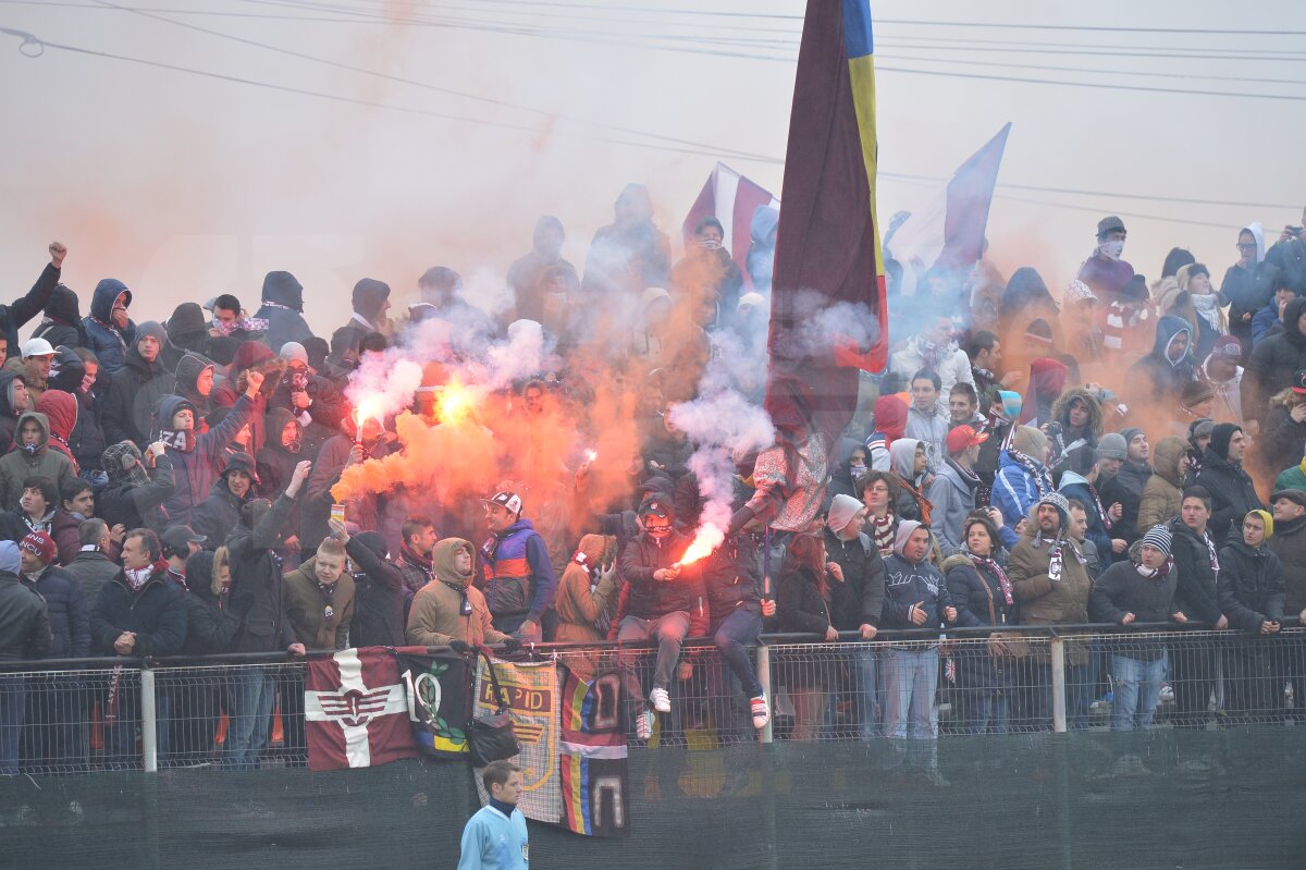 FOTO CioliGol » Ciolacu a strălucit la amicalul Rapidului cu ACS Cernica, 6-1