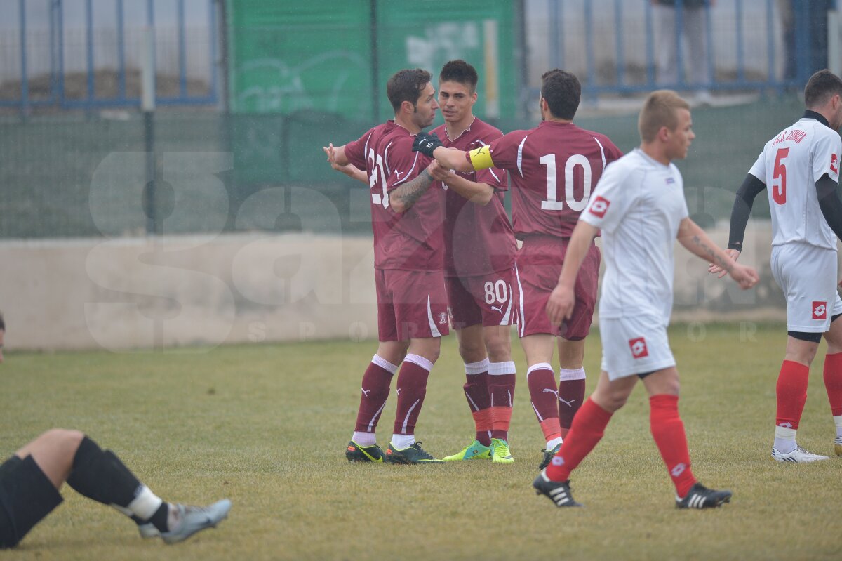 FOTO CioliGol » Ciolacu a strălucit la amicalul Rapidului cu ACS Cernica, 6-1