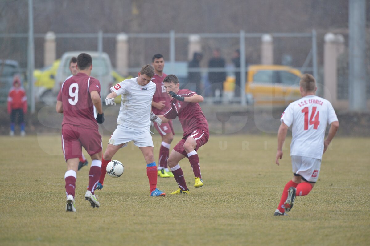 FOTO CioliGol » Ciolacu a strălucit la amicalul Rapidului cu ACS Cernica, 6-1