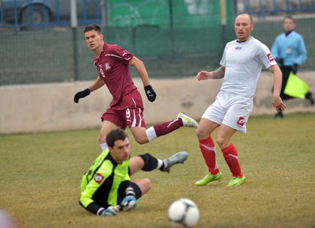 FOTO CioliGol » Ciolacu a strălucit la amicalul Rapidului cu ACS Cernica, 6-1