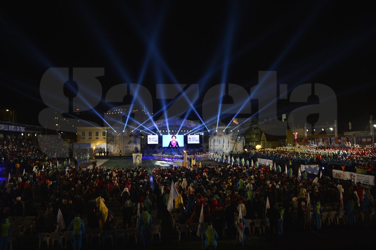 FOTO Festivalului Olimpic al Tineretului European a început! Detaliile şi cele mai frumoase imagini ale ceremoniei de deschidere