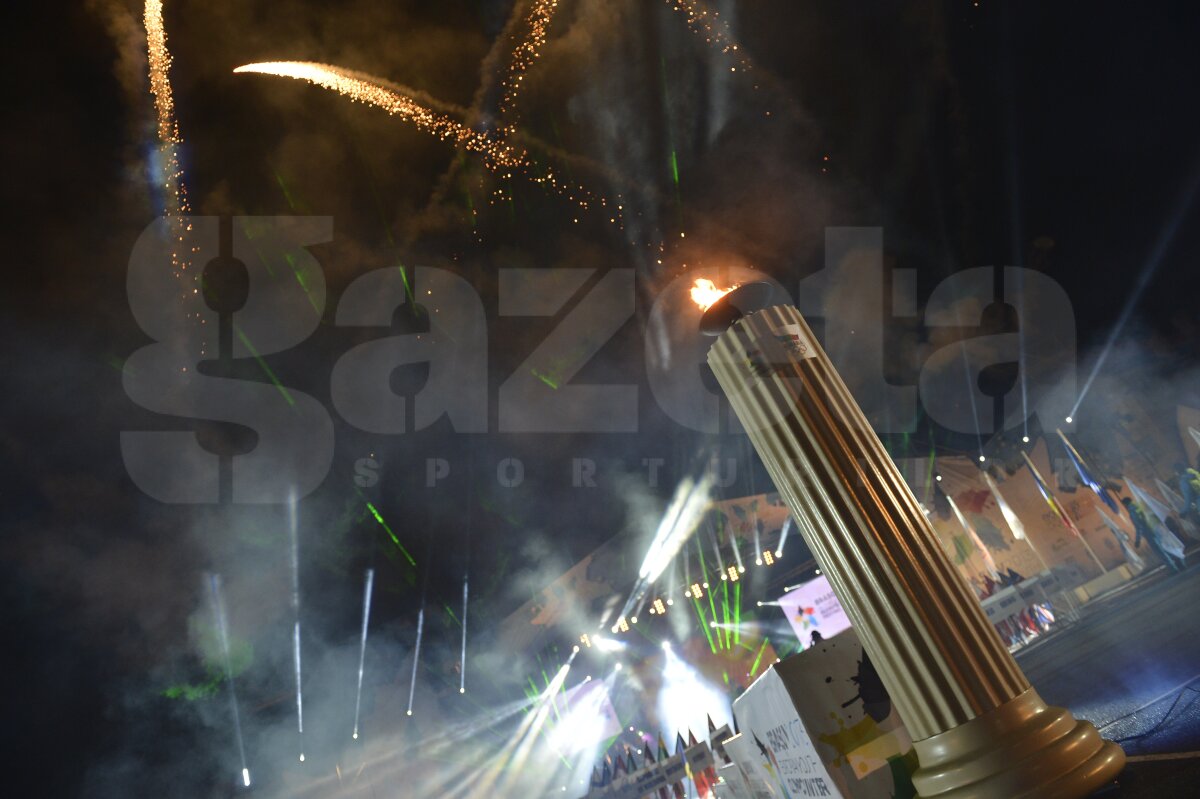 FOTO Festivalului Olimpic al Tineretului European a început! Detaliile şi cele mai frumoase imagini ale ceremoniei de deschidere