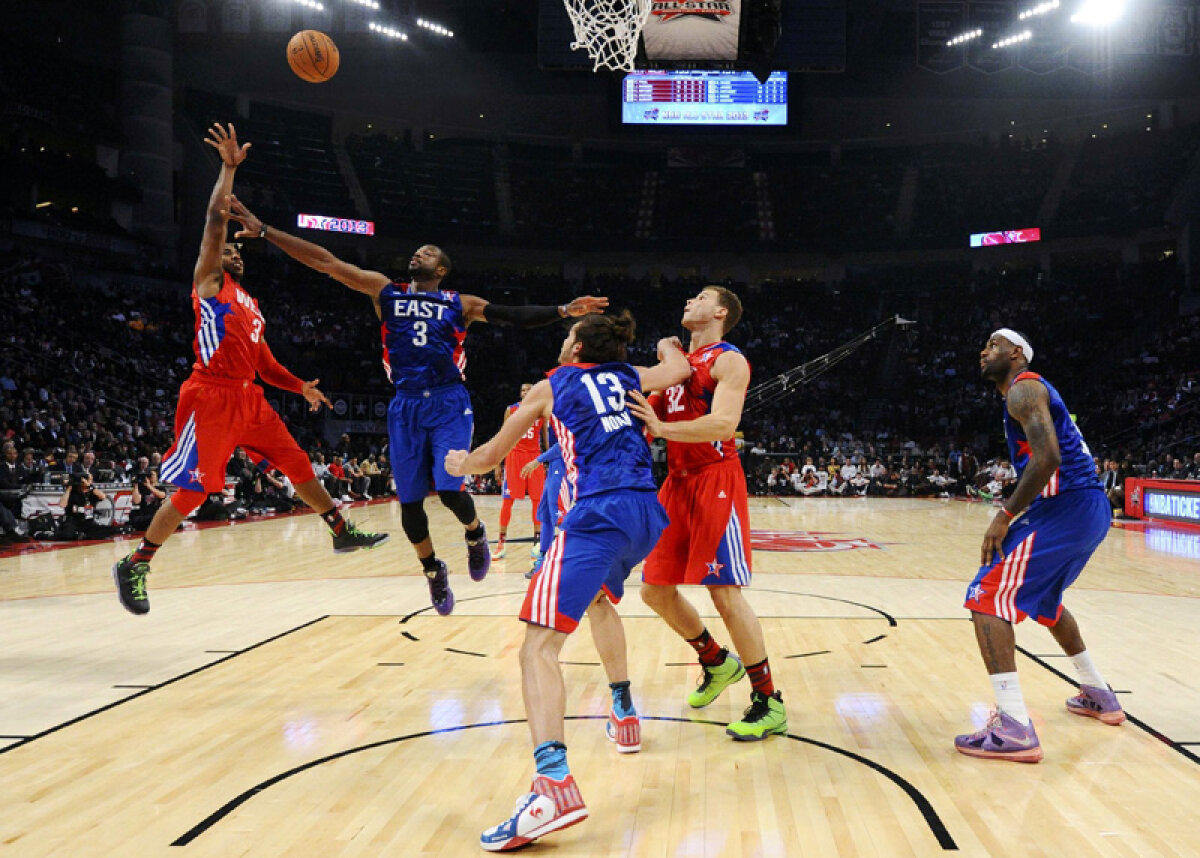 FOTO West side story » În spectaculosul All Star Game, echipa Vestului a învins ”rivala” din Est (143-138)