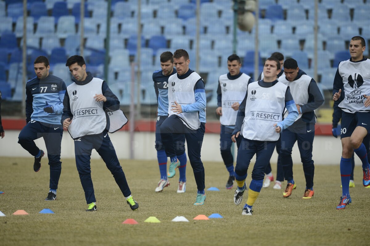 GALERIE FOTO Concentrare maximă la antrenamentul oficial al Stelei înainte de Ajax