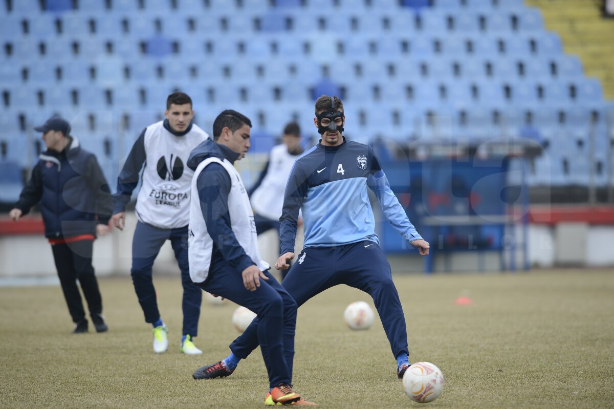 GALERIE FOTO Concentrare maximă la antrenamentul oficial al Stelei înainte de Ajax