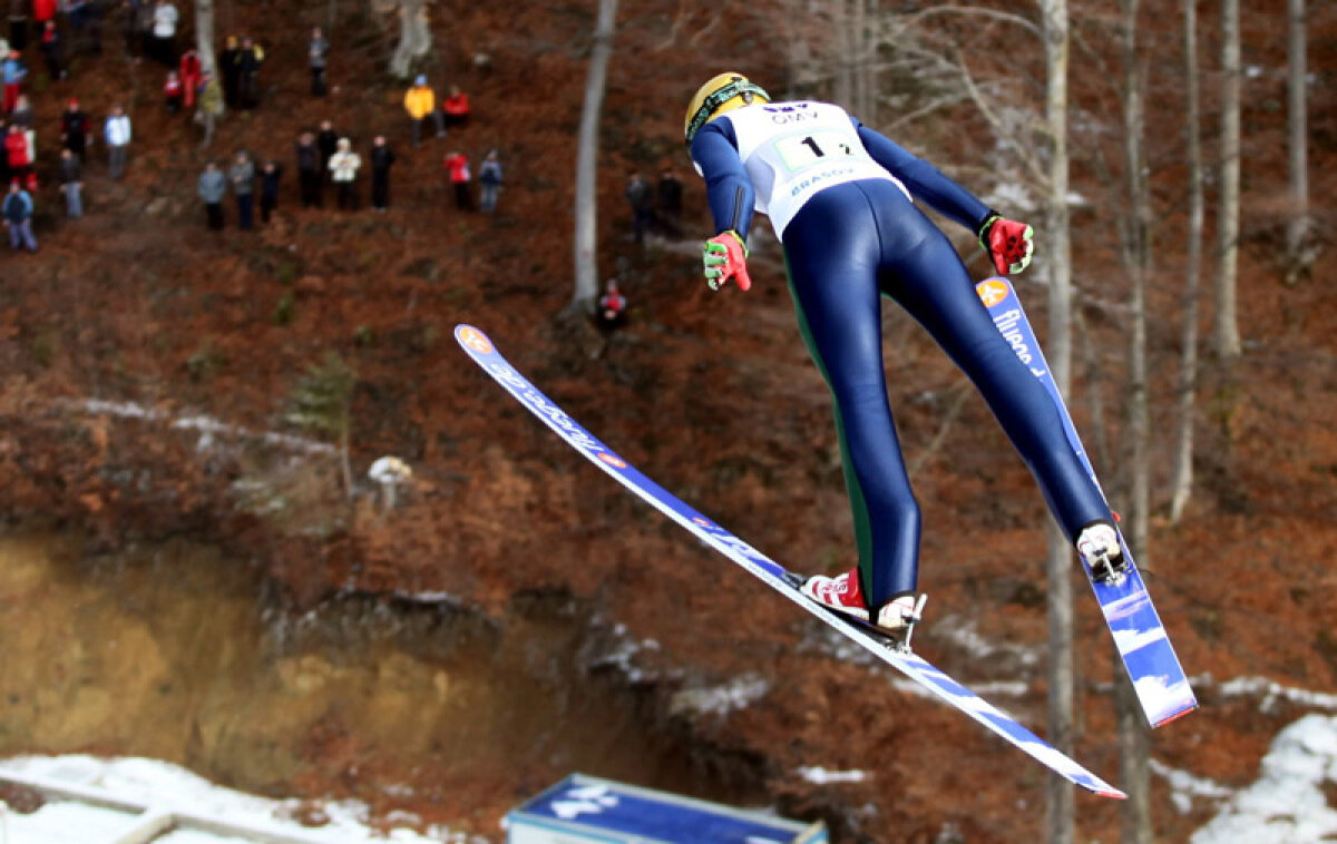 Salt peste granzi » România a depăşit ţări cu tradiţie la proba de masculin pe echipe la sărituri cu schiurile