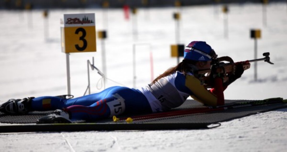 FOTO Încă o medalie pentru România la FOTE 2013 » Dorottya Buzas a cîştigat argintul la biatlon