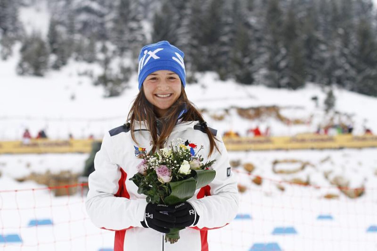 FOTO Încă o medalie pentru România la FOTE 2013 » Dorottya Buzas a cîştigat argintul la biatlon