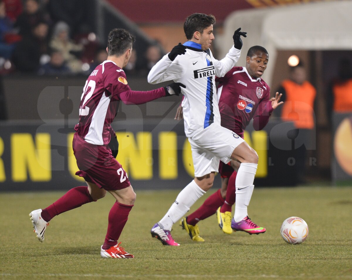 FOTO&VIDEO Lecţie de fotbal, episodul 2 » CFR Cluj a pierdut şi în "Gruia" cu Inter, 0-3