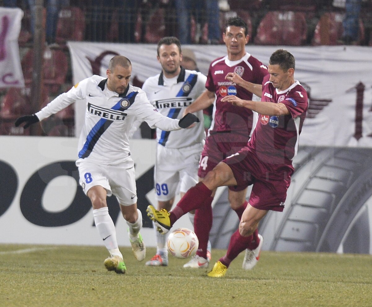 FOTO&VIDEO Lecţie de fotbal, episodul 2 » CFR Cluj a pierdut şi în "Gruia" cu Inter, 0-3