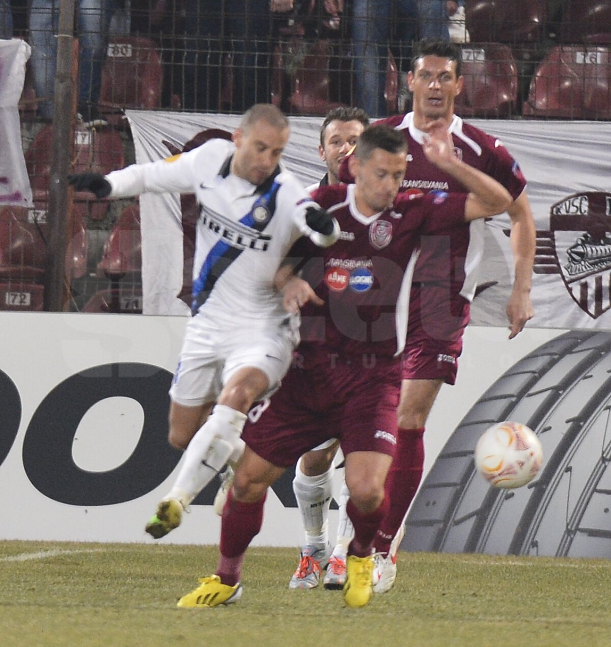 FOTO&VIDEO Lecţie de fotbal, episodul 2 » CFR Cluj a pierdut şi în "Gruia" cu Inter, 0-3