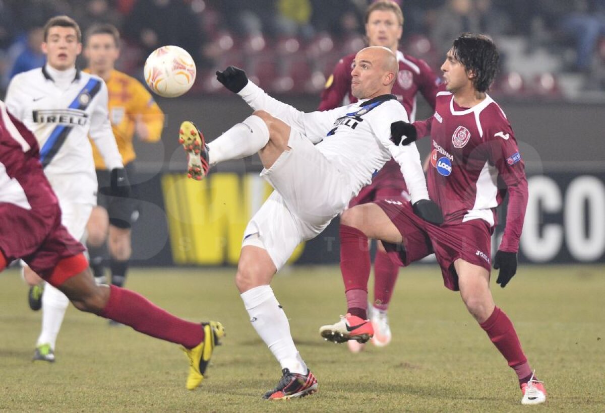 FOTO&VIDEO Lecţie de fotbal, episodul 2 » CFR Cluj a pierdut şi în "Gruia" cu Inter, 0-3