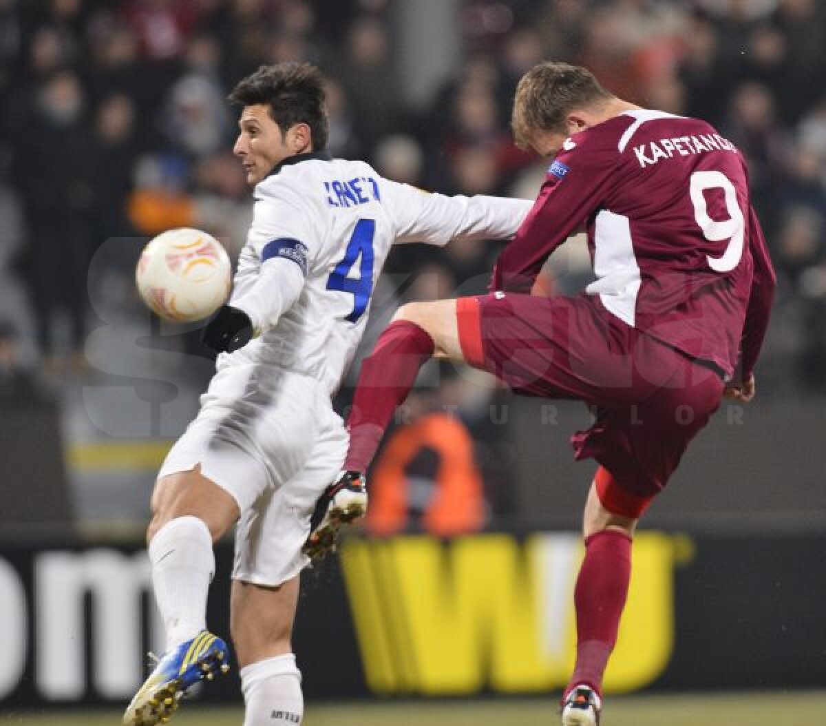 VIDEO+FOTO Lecţia de italiană » Inter nu i-a dat nici o şansă CFR-ului la returul din Gruia, marcînd de 3 ori