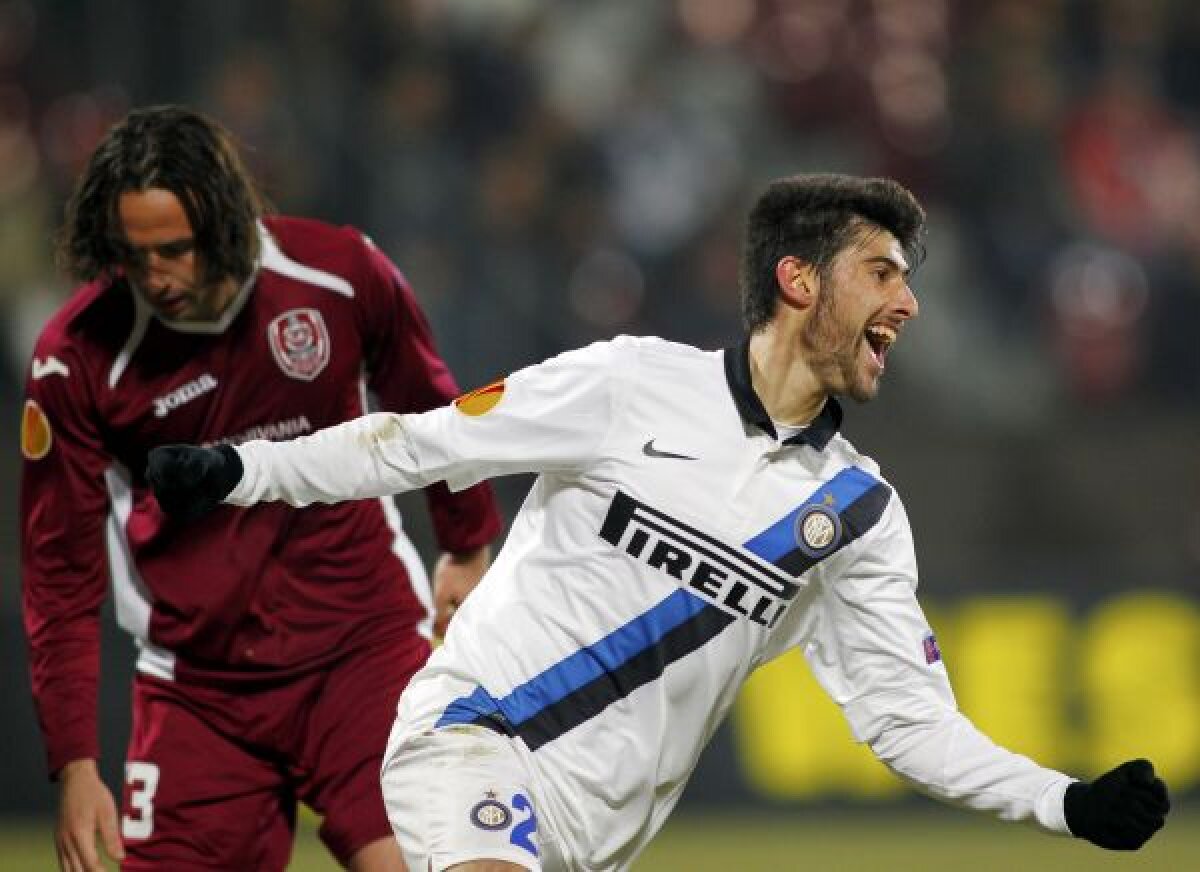 VIDEO+FOTO Lecţia de italiană » Inter nu i-a dat nici o şansă CFR-ului la returul din Gruia, marcînd de 3 ori