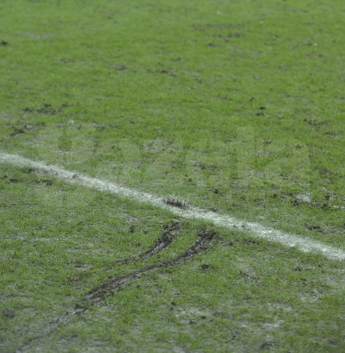 FOTO Cratere pe Arena Naţională » Gazonul a fost distrus complet de crampoanele jucătorilor