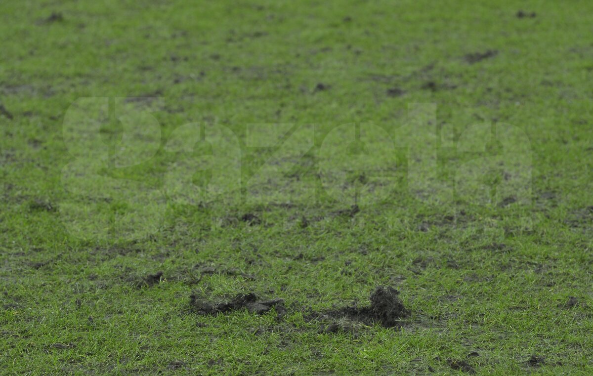 FOTO Cratere pe Arena Naţională » Gazonul a fost distrus complet de crampoanele jucătorilor