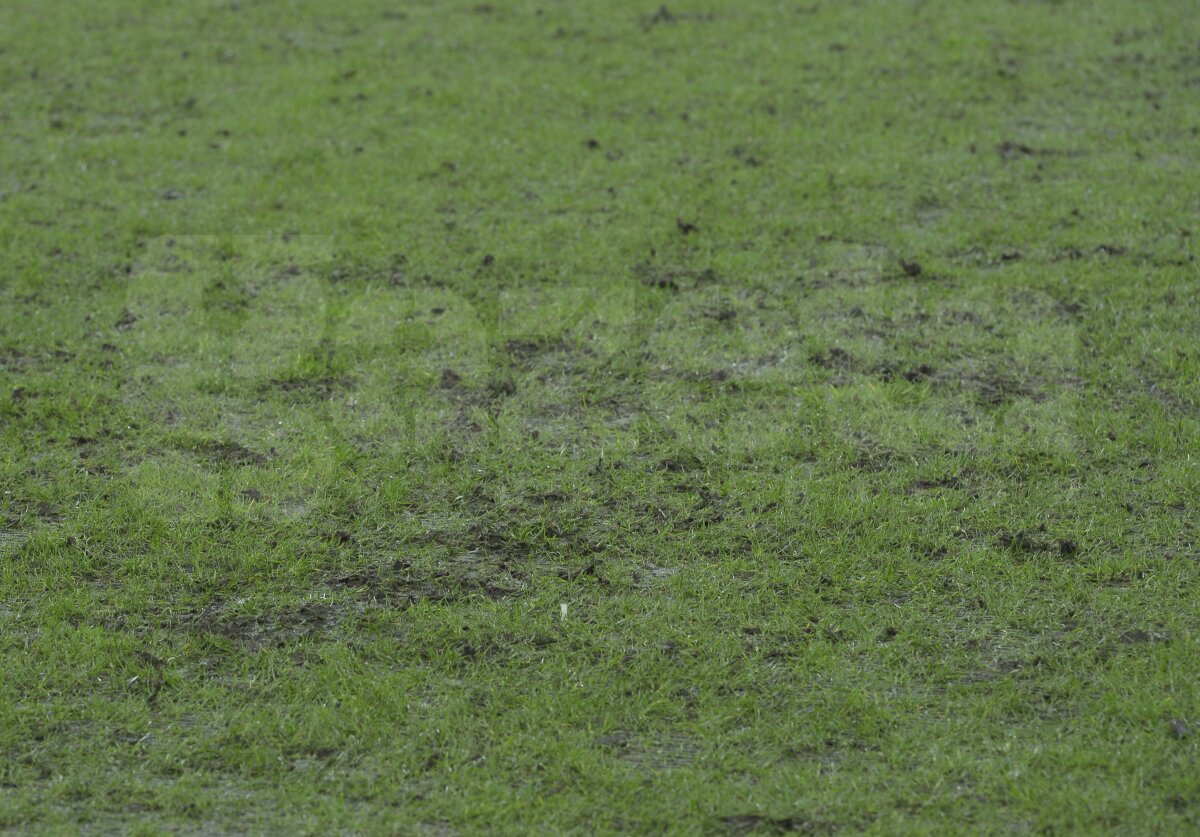 FOTO Cratere pe Arena Naţională » Gazonul a fost distrus complet de crampoanele jucătorilor