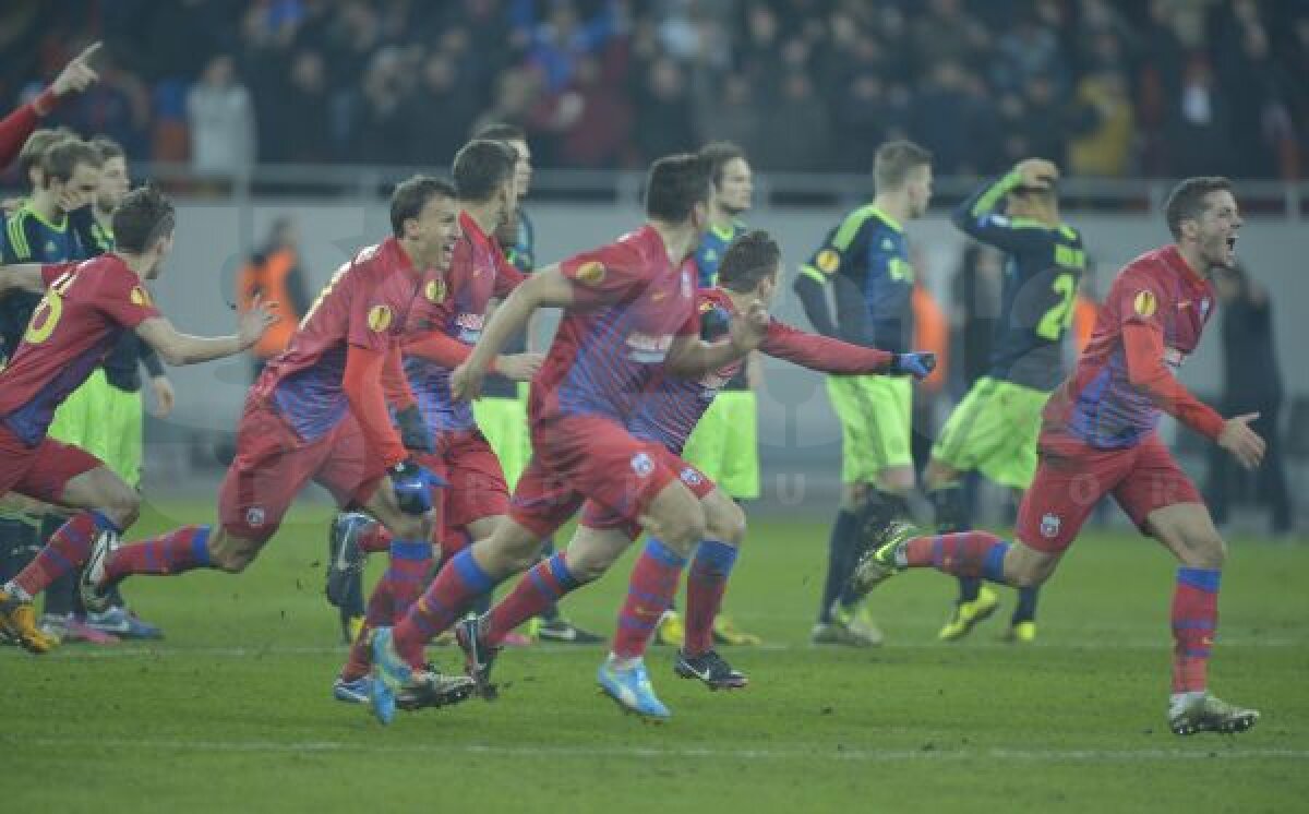 VIDEO+FOTO Europa! Steaua! » Roş-albaştrii au repetat scenariul cu Valencia şi au eliminat-o pe Ajax la penalty-uri