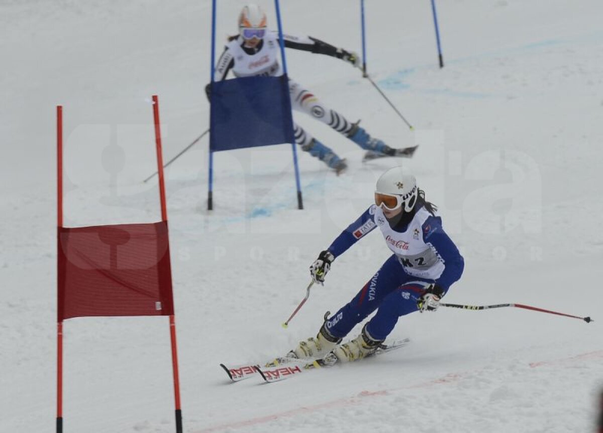 GALERIE FOTO Fotbalul s-a mutat pe pîrtia FOTE » Spectator surpriză la slalom mixt