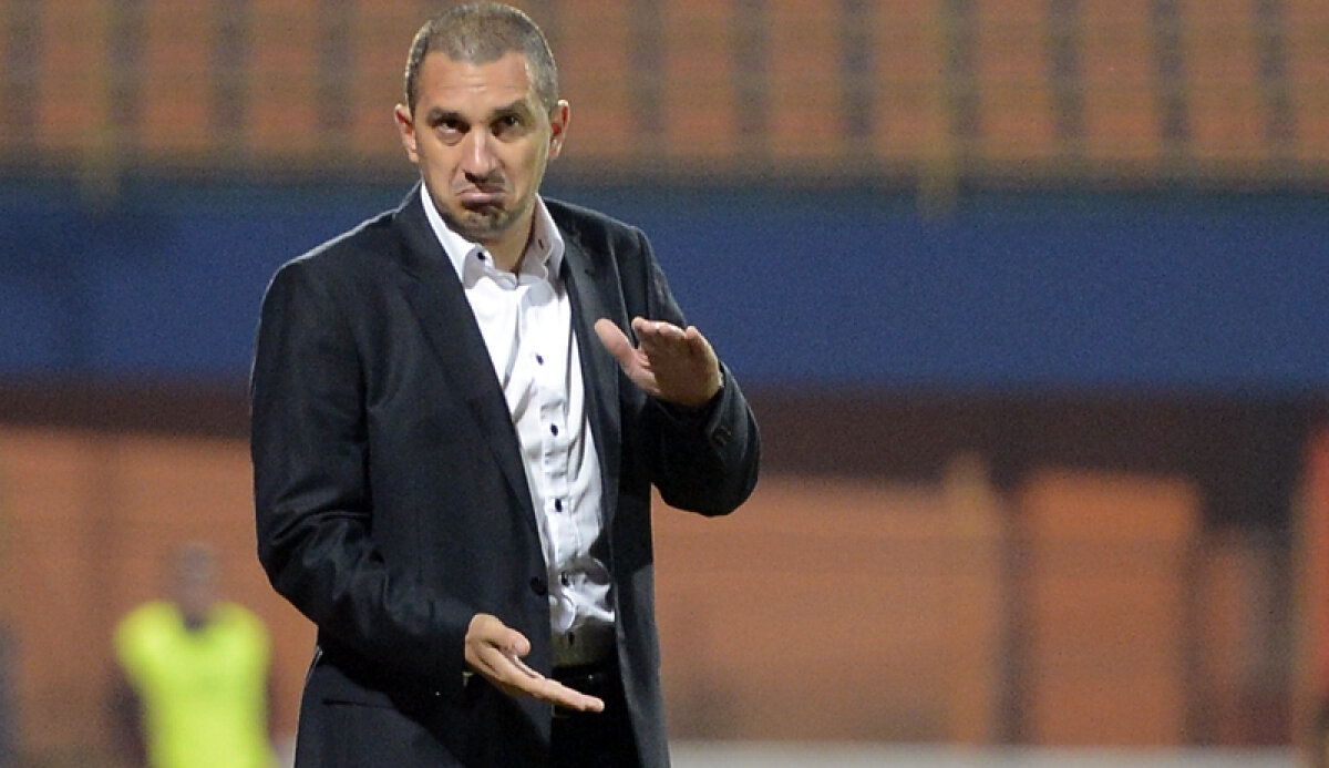 Explicaţia lui Costel Enache după înfrîngerea cu Pandurii: "Ne-a încurcat vremea!"