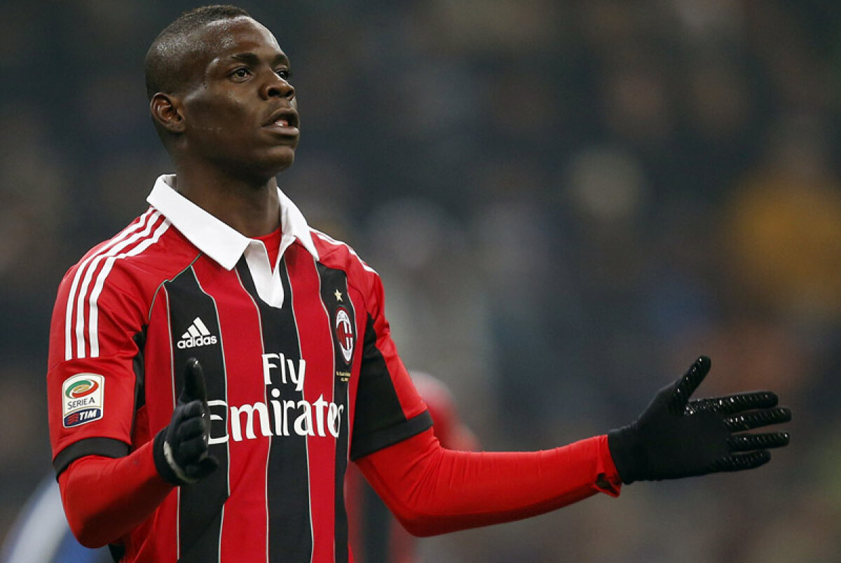 FOTO Goluri ba, insulte da! » Batjocorit de fanii interişti, Balotelli s-a întrecut în ratări în derbyul milanez (1-1)