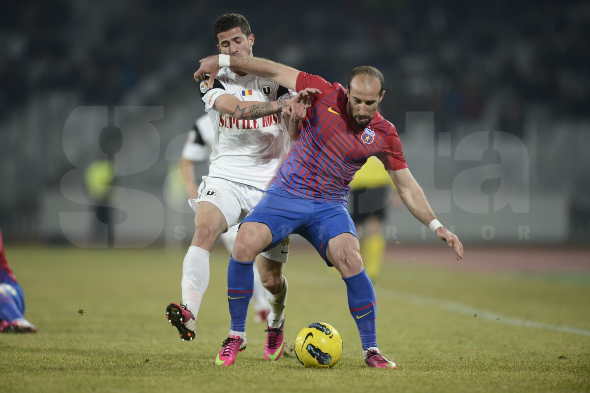 FOTO şi VIDEO U Cluj - Steaua 0-1 » Fără să forţeze, roş-albaştrii au luat toate cele 3 puncte